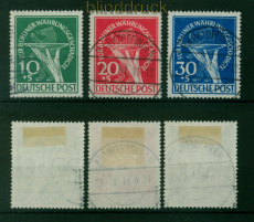 Berlin Mi #  68/70 gestempelt Whrungsgeschdigtensatz gepr. Schlegel BPP (54158)