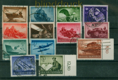 dt. Reich Mi # 873/85 gestempelt Heldengedenktag (II) (54296)