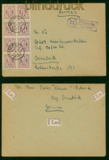Bi-Zone AM-Post Mi # 17 (8) Landpoststempel Hsede ber Bohmte (54083)