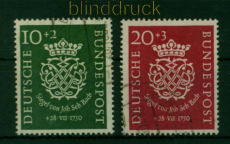 Bund Mi #  121/22 gestempelt Bachsiegel (54346)