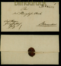 Vorphilatelie Brief Hagen 7.8.1832 nach Blumenthal mit Inhalt (54217)