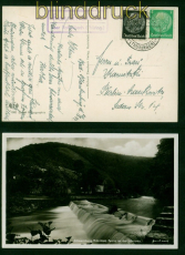 dt. Reich Landpoststempel Paulinzella  Rothenbach (Thring.) sw-AK 1937 (54366)