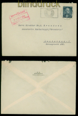 Bund Mi #  166 Liebig auf Auslandsbrief Mnchen 24.10.1953 nach Amsterdam(54370)