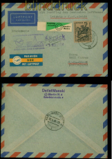 DDR Mi # 600 Erstflugbeleg Lufthansa Berlin - Karl-Marx-Stadt 1958 Drucks(54375)