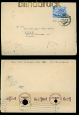 dt. Reich Mi # 742 EF Auslands-Zensurbrief Wien 29.8.1940 in die Schweiz(54380)