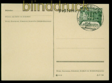 dt. Reich Mi # 743 FDC Ersttagsbrief Sonderstempel SSt. Postkarte (54524)