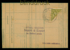 sterreich Mi # 194 diagonale Halbierung Neratovice 12.2.1919 phil. Mache(54503)