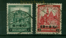 dt. Reich Mi # 463/64 gestempelt Nothilfe 1932 (54459)