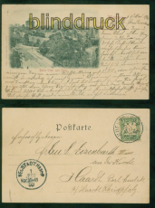 Nrnberg sw-AK Haller Thor und Burg 1900 nach Neustadt (d8830)