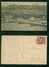 Rosenheim sw-AK Gesamtansicht 1918 aus Watens (sterreich) nach Wien (d8850)