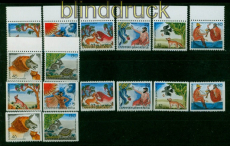 Griechenland Mi # 1643/50 A und 1643/50 B postfrisch die Fabeln sops (54537)