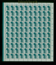 Bund Mi # 1448 postfrisch Sehenswrdigkeiten im kompletten 100er-Bogen (54583)