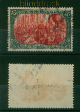 dt. Reich Mi #  66 II/III Plattenfehler gestempelt Fotoattest Jschke-L. (53792)