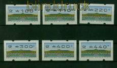 Bund ATM 1993 Mi # 2 Type 2.3 Versandstellensatz 2 postfrisch  (54629)