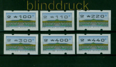 Bund ATM 1993 Mi # 2 Type 2.3 Versandstellensatz 2 postfrisch  (54630)