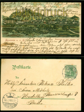 Bensheim a. d. B. farb-AK Gesamtansicht 1904 nach Heidelberg (9014)