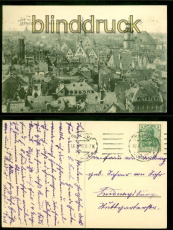 Frankfurt a. M. sw-AK Blick vom Domturm 1916  (d9030)