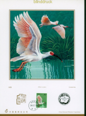 China Mi # 3115/24 Geschtzte Tiere (I) auf 12 Gedenkblttern mit SSt. (25894)