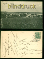 Bad Soden a. T. sw-AK Panorama 1909 nach Rixdorf bei Berlin (d9116)