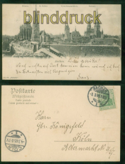 Aachen sw-AK Teilansicht 1905 nach Kln (d9323)