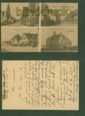 Bobenheim a. Rh. sw-AK Gruss aus ..... vier Ansichten 1919 (d9328)