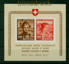 Schweiz Mi # Block  6 Pro Juventute 1941 postfrisch (54802)