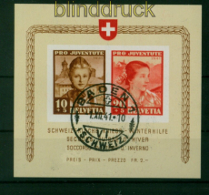 Schweiz Mi # Block  6 gestempelt Pro Juventute 1941 (54804)