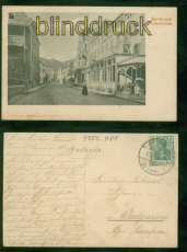Bad Bertrich sw-AK Kurf�rstenstrasse 1907 nach Wadgassen (d9455)