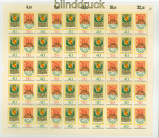 Bund Mi # 980/81 postfrischer Zusammendruckbogen Tag der Briefmarke (55128)