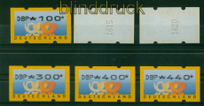 Bund ATM 1999 Mi # 3.1 postfrisch Versandstellensatz 1 teilw. mit Nummer (54815)