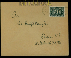 dt. Reich Mi # 246 c EF auf Ortsbrief Berlin 8.6.1923 geprft Infla Berlin(54663