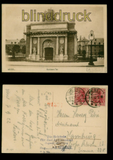 Wesel sw-AK Berliner-Tor 1922 nach Hamburg (d9954)