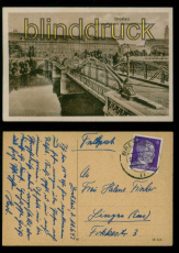 Breslau sw-AK Universitt mit Universittsbrcke 1943 nach Lingen (Ems) (d9930)
