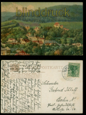 Bad Landeck farb-AK Blick auf Bad Landeck u. d. Bieletal 1914 nach Berlin(d9932)