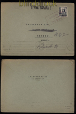 Spanien Auslands-Zensur-Brief San Sebastian 1940 nach Berlin (52678)