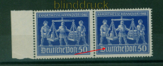 all. Besetzung Mi # 970 III postfrisch im waagerechten Paar Plattenfehler(54902)