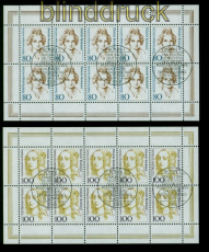 Bund Mi # 1755/56 Sonderstempel SSt. Frauen im 10er-Bogen (54909)