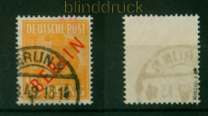 Berlin Mi #  27 Rotaufdruck gestempelt gepr. Schlegel BPP (53849)