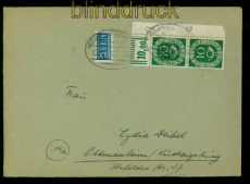 Bund Mi #  128 (2) MeF mit DZ 6 R2b neg Kurzbefund Schlegel BPP (52659)