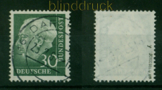 Bund Mi #  259 y gestempelt 30 Pfg. Heuss lumogen geprft Schlegel BPP (53847)