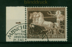 dt. Reich Mi # 747 gestempelt Braune Band 1940 (55146)