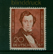 Berlin Mi #  74 postfrisch Albert Lortzing (55202)