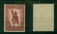 Belgien Mi #  342 ungebraucht mit Falz Infanterist (55034)