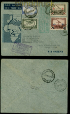 Belgien - Kongo Sabena 1st-Flight Brssel Elisabethville Hin/Rckflug 1935(55037