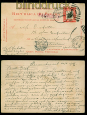 Panama GSK Schiffspost Panamakanal SS. Wilis Christobal 1917 n Amsterdam (55055)