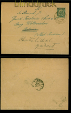 sterreich Levante Streifband S 2 Smyrna 19.11.1909 nach Niederl. Indien (54974)