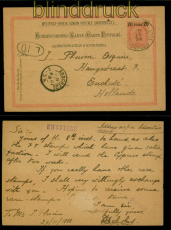 sterreich Levante GSK P 12 b Beirut 29.11.1898 nach Enschede in Holland (54975)