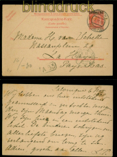 sterreich Levante GSK P 16 Saloniki 7.11.1908 nach La Haye (54980)