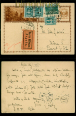 sterreich GSK P 278 mit Zusatzfrankatur Orts-Eilboten-Postkarte Wien 1931(54986