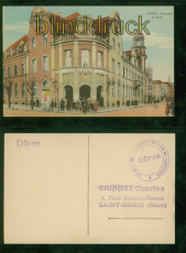 Dren farb-AK Hauptpost La Poste ungebraucht (d9345)